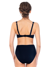 Lauma, Black High Waist Bikini Bottom, On Model Back, 12J57