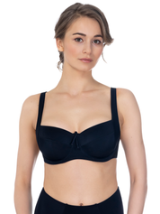 Lauma, Black Bikini Top, On Model Front, 12J20