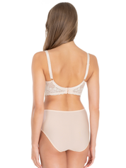 Lauma, Light Pink Lingerie Set With Lace Trim, On Model Back, 20L20, 20L51