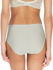Lauma, Light Gree High Waist Panty With Lace Trim, On Model Back, 20L51