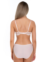Lauma, Light Pink Molded Push-up Bra, On Model Back, 22L35
