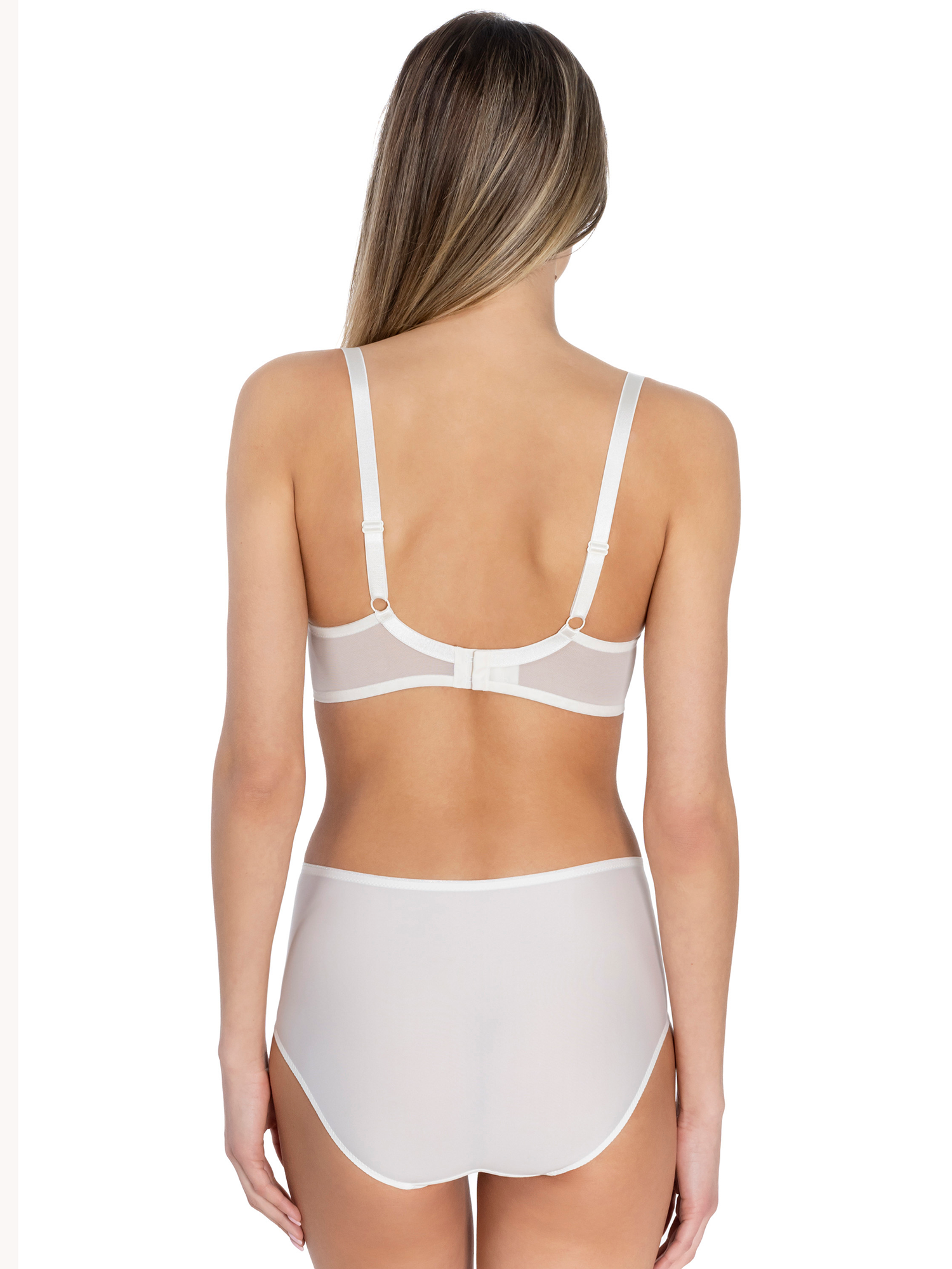 Lauma, Whisper White High Waist Panty, On Model Back, 27L51