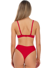 Lauma, Red Bikini, On Model Back, 35L35