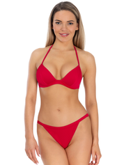 Lauma, Red Halter Neck Bikini, On Model Front, 35L36