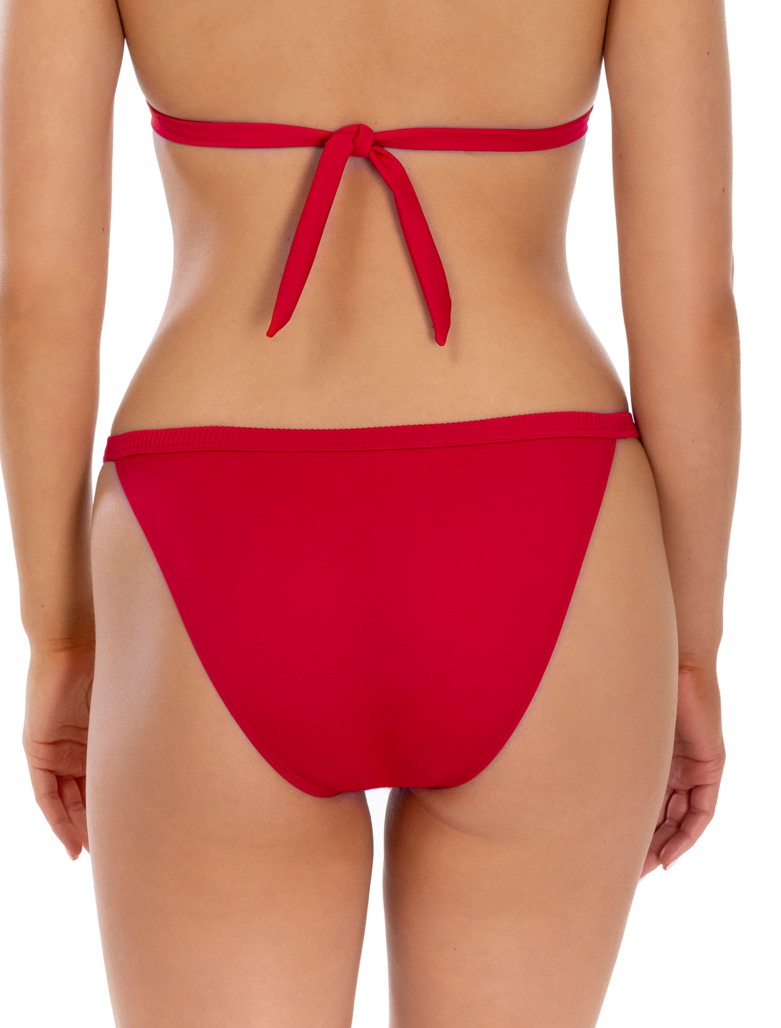 Lauma, Red Bikini Bottom, On Model Back, 35L52