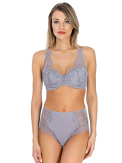 Lauma, Grey High Waist Panties, On Model Front, 37L51