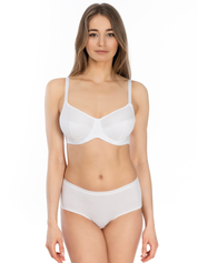 Simple Cotton Mid Waist Shorts Panty