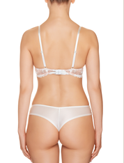 Lauma, Ivory String Briefs, On Model Back, 45H62