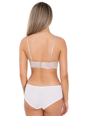Lauma, Ivory Lingerie Set With Lace, On Model Back, 46L35, 46L70