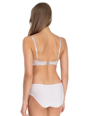Lauma, Ivory Lingerie Set With Lace, On Model Back, 46L40, 46L50