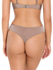 Lauma Lingerie, String Panty, With Lace, On Model Back, 48L60