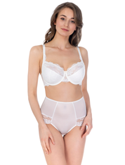 Lauma, Ivory Half-padded Bra, On Model Front, 53K42
