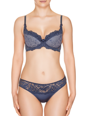 Lauma, Blue Push-up Bra, On Model Front, 58H15