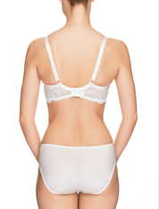 Lauma, Ivory Half-padded Bra, On Model Back, 58H40