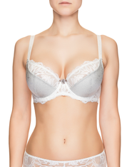 Lauma, Ivory Half-padded Bra, On Model Front, 58H40
