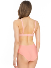 Lauma, Peach Pink Mid Waist Panties, On Model Back, 58K52