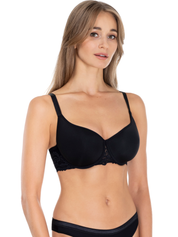 Lauma, Black, Spacer Bra, On Model, Front, 58K33