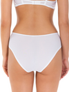 Lauma, White Mid Waist Panties, On Model Back, 58K52
