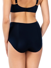 Lauma, Navy High Waist Panties, On Model Back, 70K51