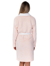 Lauma, Light Pink Fleece Robe, On Model Back, 72D61