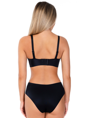 Lauma, Black Seamless Panties, On Model Back, 77D54