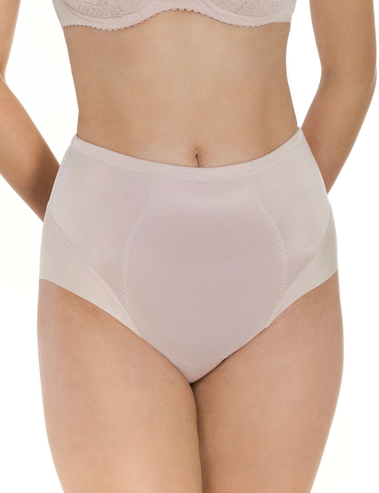 Lauma, Beige Shapewear Panties, On Model Front, 79755
