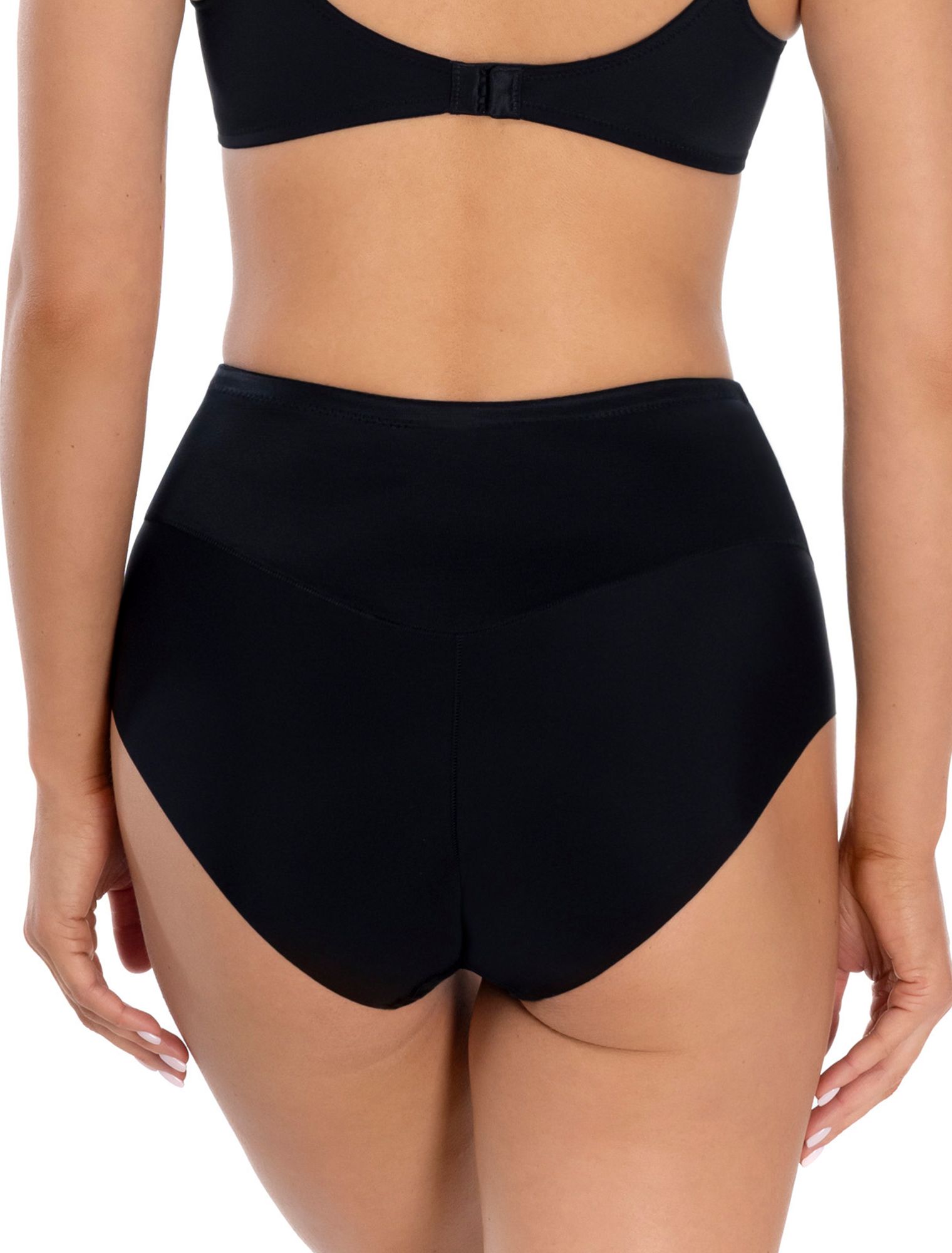Lauma, Black Shapewear Panties, On Model Back, 79755