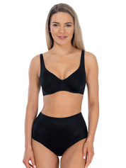 Lauma, Black Shapewear Panties, On Model Front, 79755
