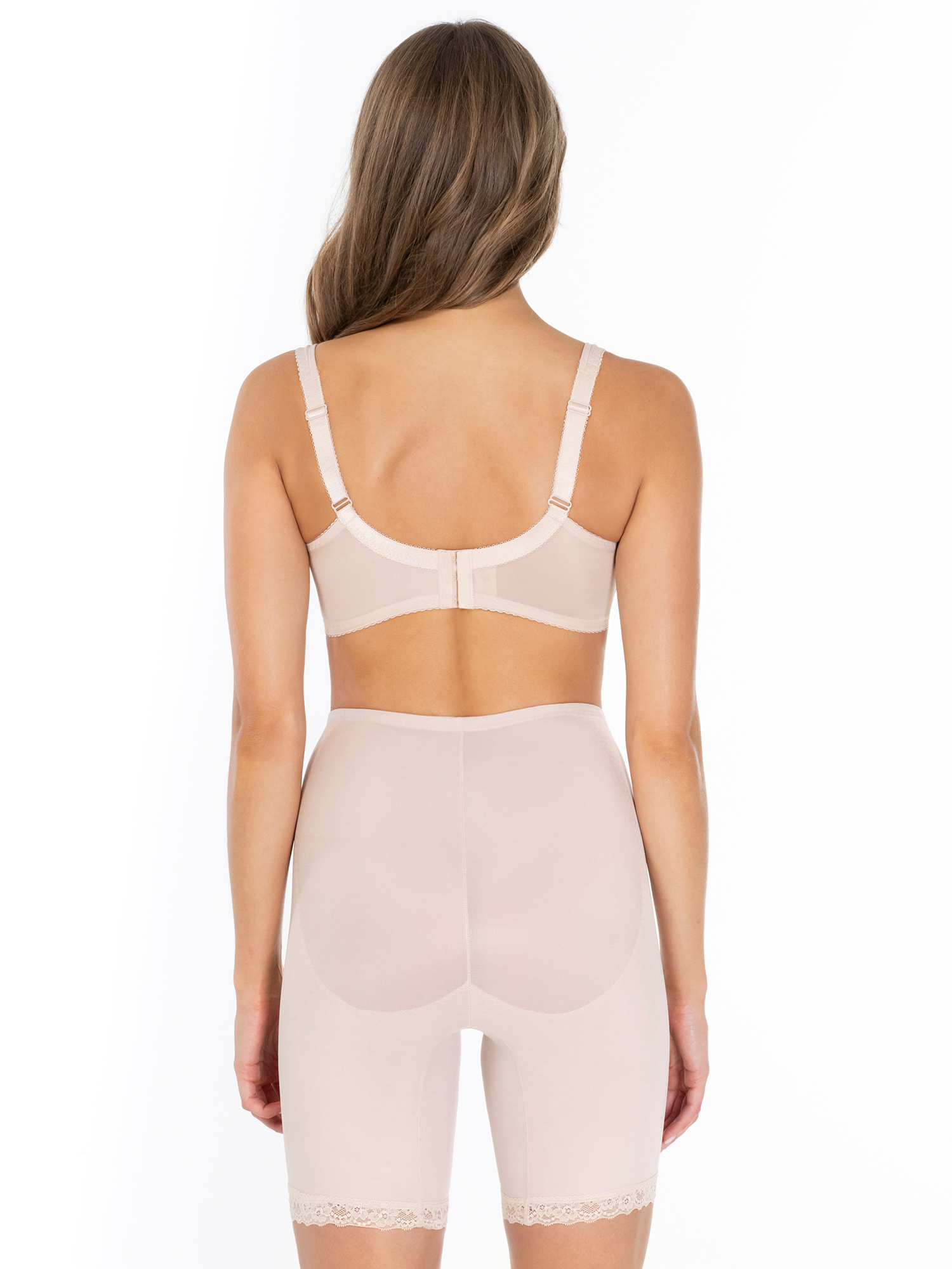 Lauma, Beige Shaping Long Leg Panty, On Model Back, 79756