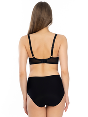 Lauma, Black High Waist Panties, On Model Back, 80K53