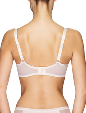 Lauma, Beige Underwired Bra, On Model Back, 81H20