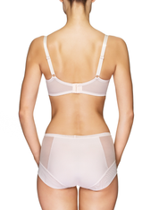 Lauma, Beige Underwired Bra, On Model Back, 81H20