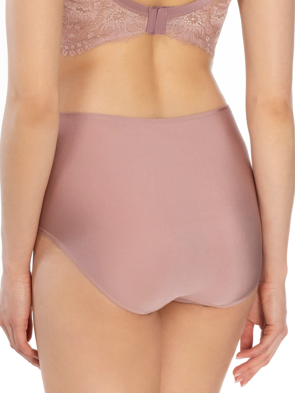 Lauma, Hazy Pink High Waist Panties, On Model Back, 97K53
