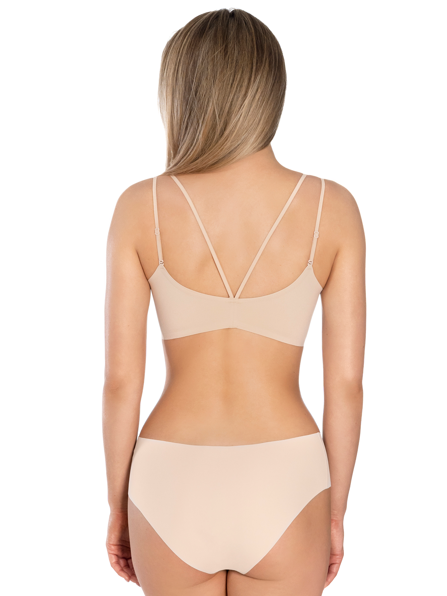 Lauma, Beige Seamless Panties, On Model Back, 71D54