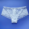 Lauma, Whisper White Lace Shorts, Front, 44K70