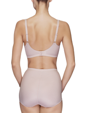 Lauma, Beige Non-padded Wiresess Bra, On Model Back, 02123