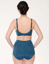 Lauma, Blue High Waist Panties, On Model Back, 01851