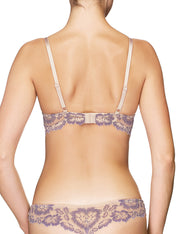 Lauma, Nude Lace Push-Up Bra, On Model Back, 04J15