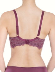Lauma, Ruby Half-padded Lace Bra, On Model Back, 04K42