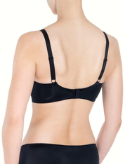 Lauma, Black Underwired Bra, On Model Back, 05K21