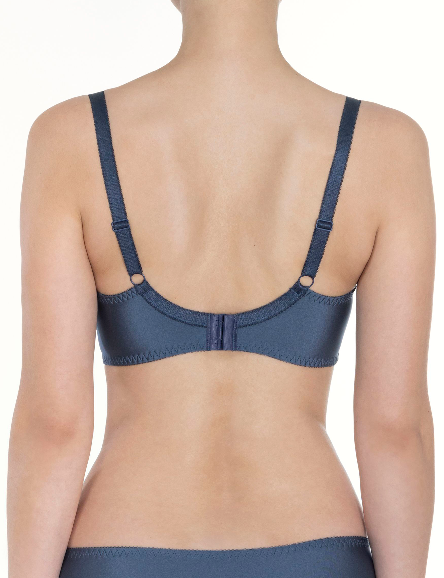 Lauma, Grey Underwired Bra, On Model Back, 07K20