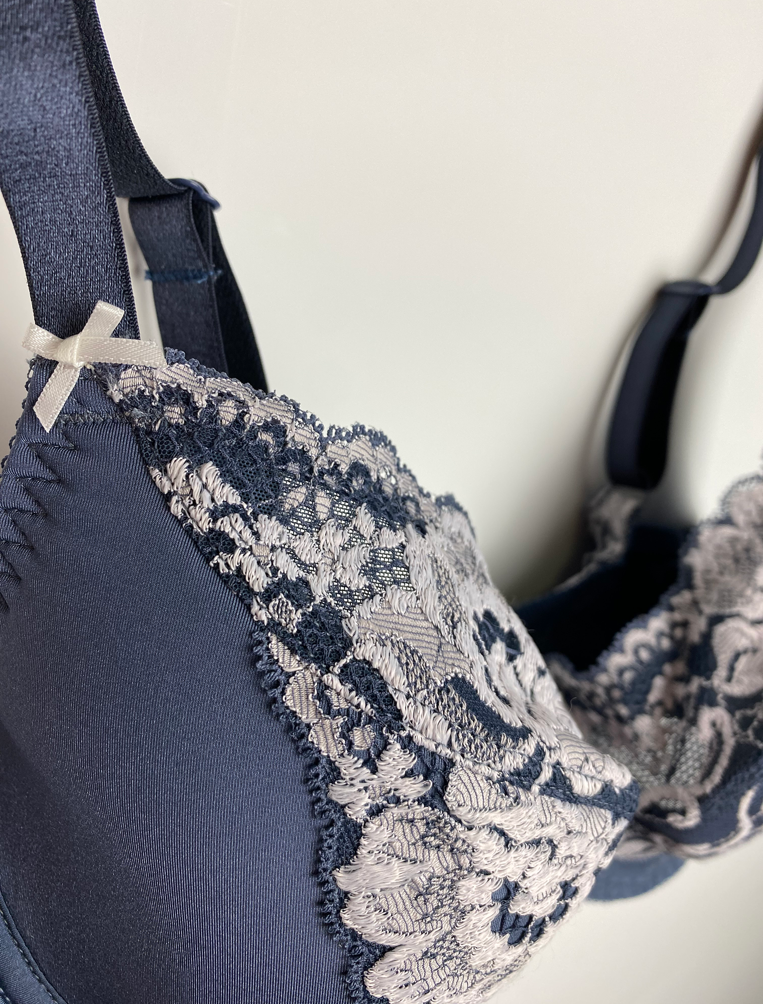 Lauma, Grey Half-padded Bra, Front, 07K42