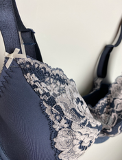 Lauma, Grey Half-padded Bra, Front, 07K42