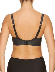 Lauma, Black Underwired Soft-cup Bra, On Model Back, 09H20
