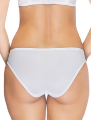 Lauma, White Micro Low Waist Panties, On Model Back, 10B57