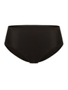 Lauma, Black Micro Mid Waist Panties, On Model Front, 10B58