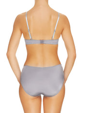 Lauma, Grey Push Up Bra, On Model Back, 17H35