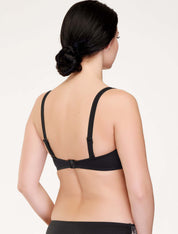 Lauma, Black Moulded Bikini Top, On Model Back, 18J31