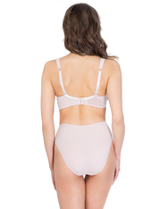 Lauma, Beige Non-padded Moulded Bra, On Model Back, 20K22