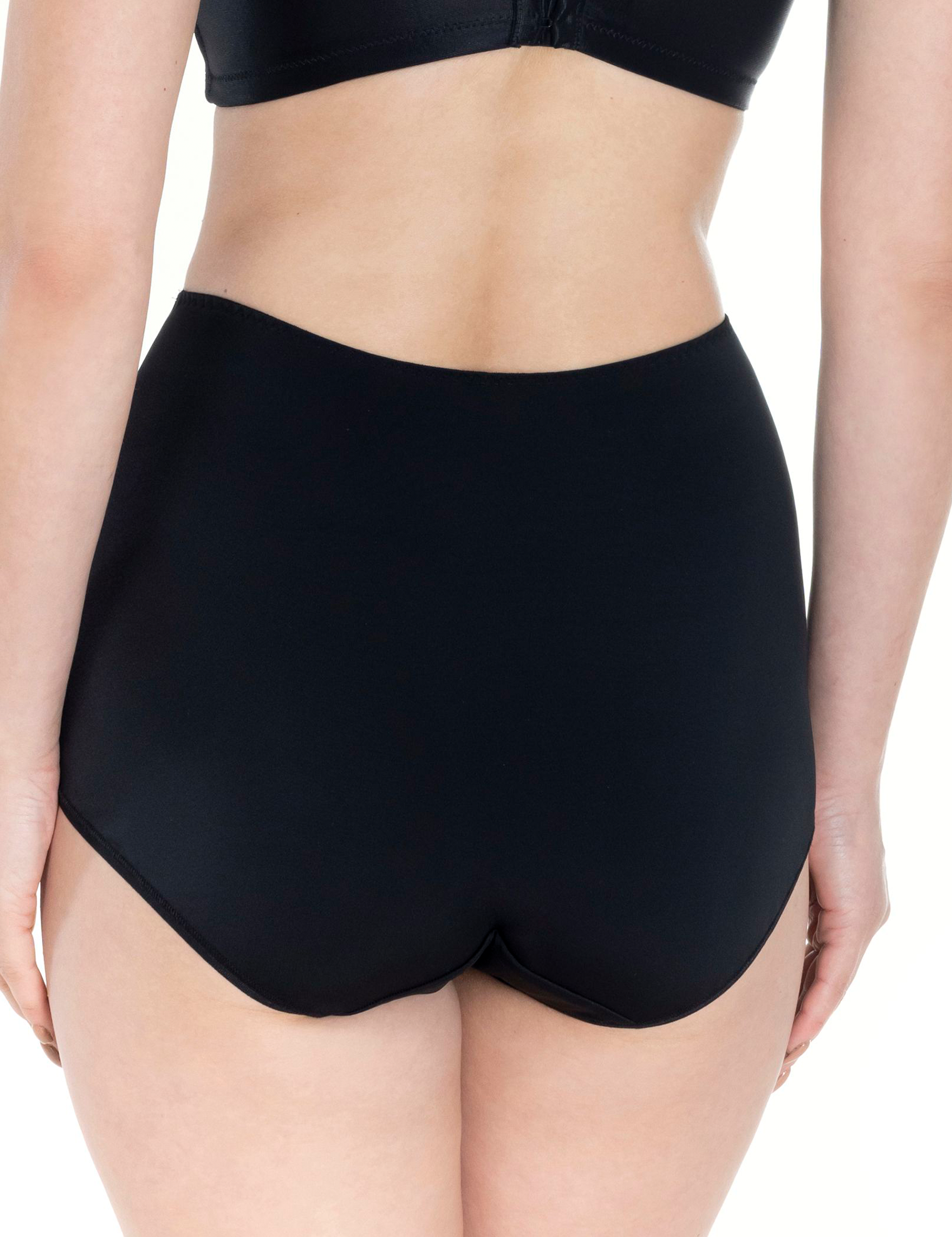 Lauma, Black High Waist Panties, On Model Back, 20K51